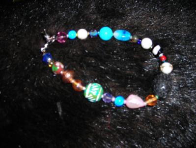 Multicolored beads             7846